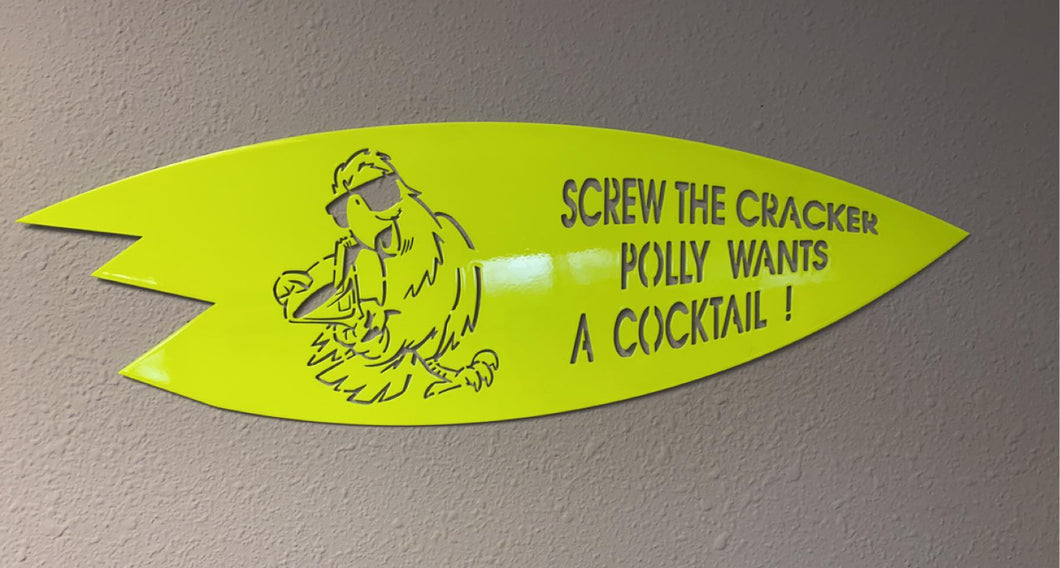 Screw the cracker poly wants a cocktail!